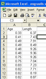 Example Excel G2